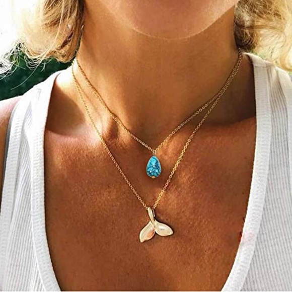 Gold Whale Tali Necklace - Picture 3 of 4